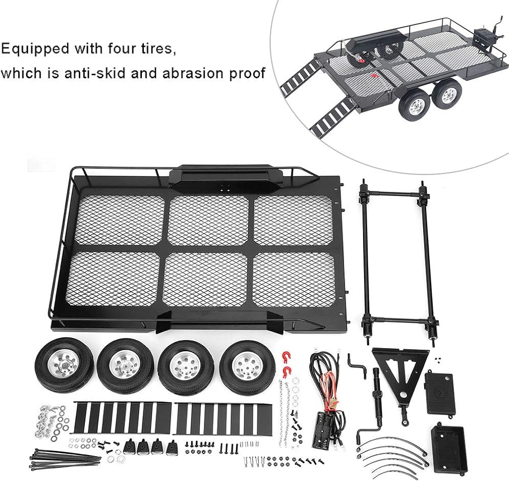 1/10 RC Car Trailer with Four Tires Z853