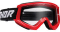 Red/Black MX Offroad Goggles with Clear Lens W52154