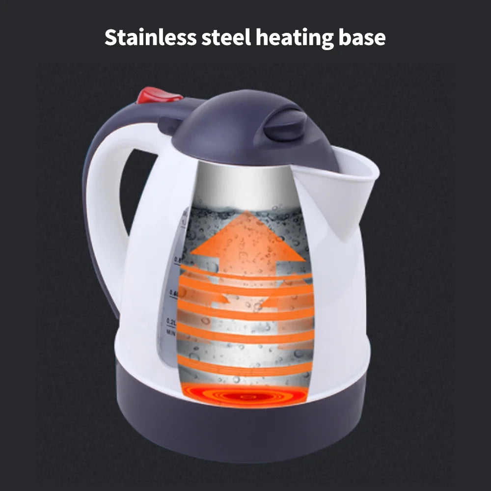 1000mL Car Electric Kettle 24V 250W Portable White Y78602