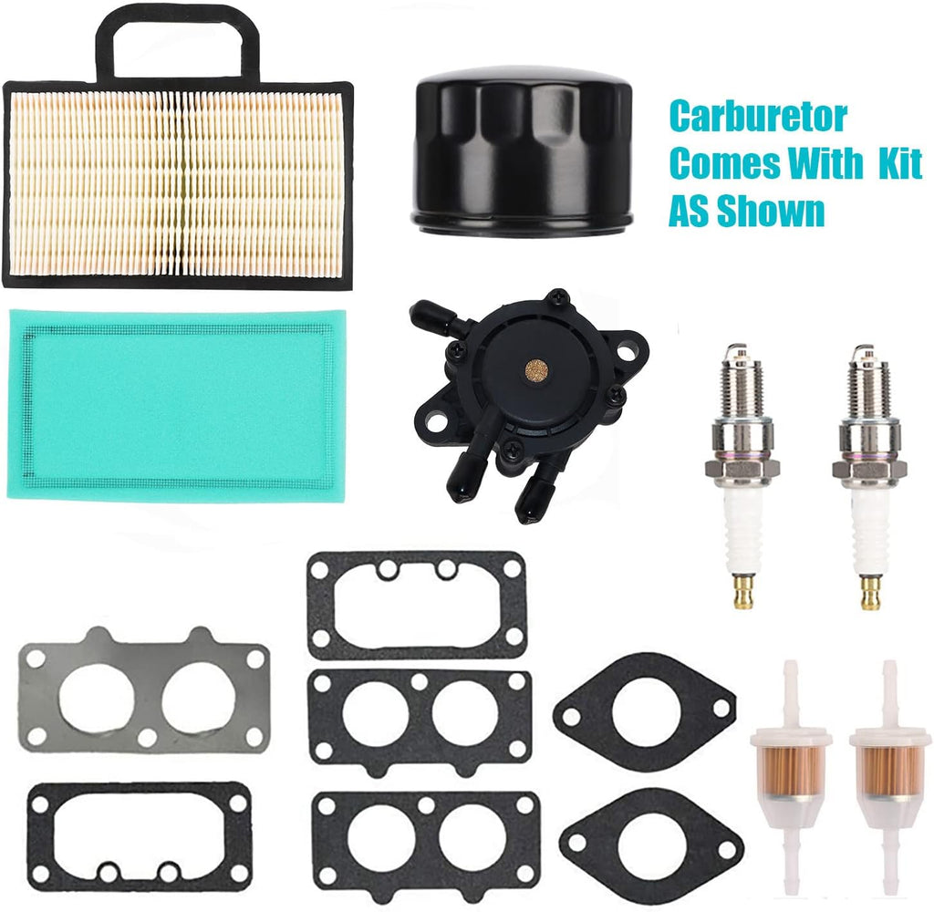 Carburetor Compatible with Briggs and Stratton V-Twin Engine, Manual Choke, Pack of 2 R396
