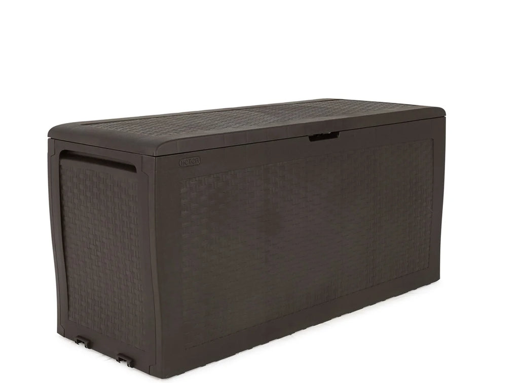 Brown Resin Outdoor Storage Deck Box J4022