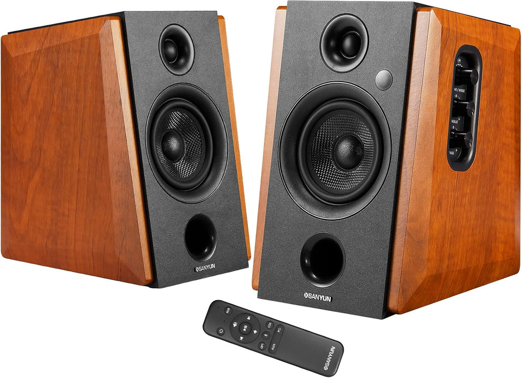 Active Bookshelf Speakers with Carbon Fiber Speaker Unit T73947