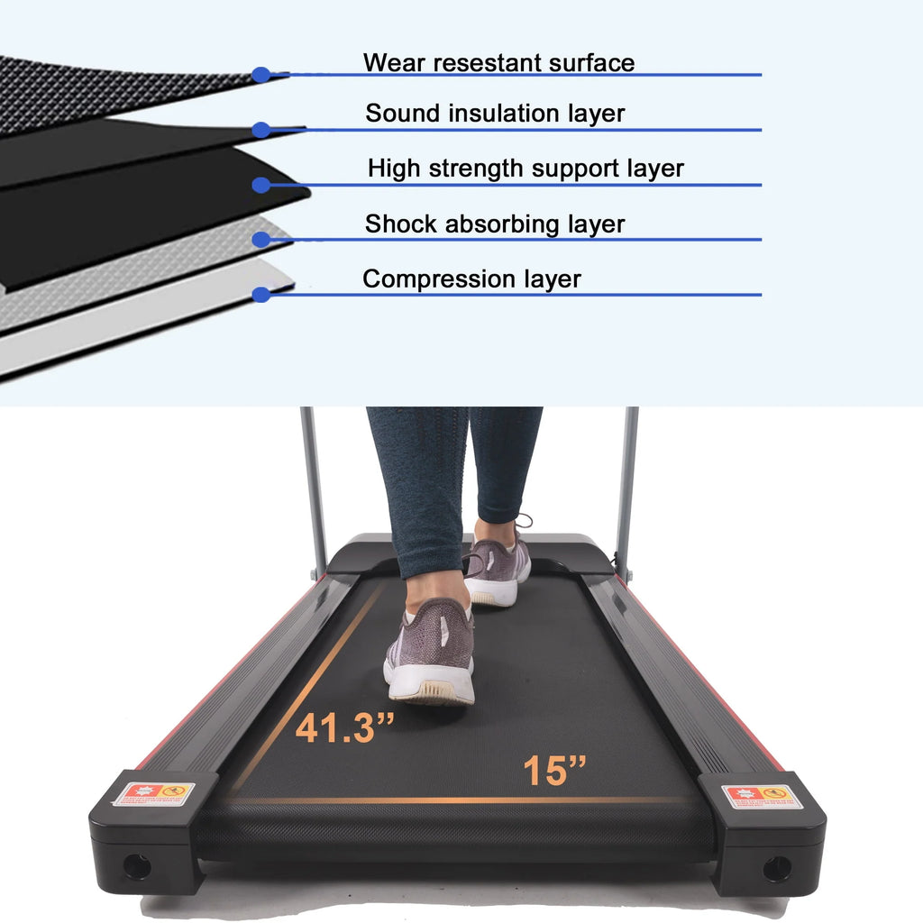 Folding Treadmill with Desk Electric Treadmill S733