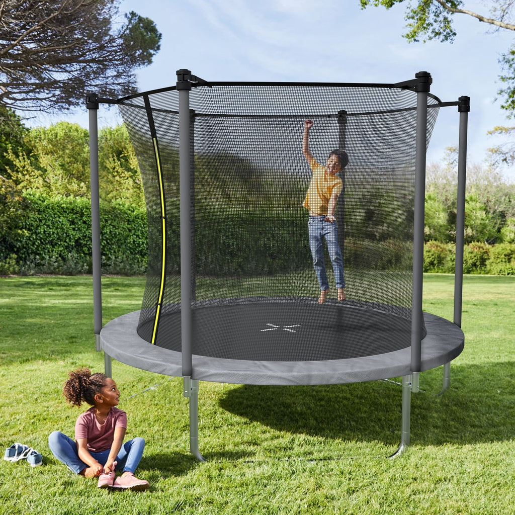 8 FT Trampoline with Enclosure Net D20514