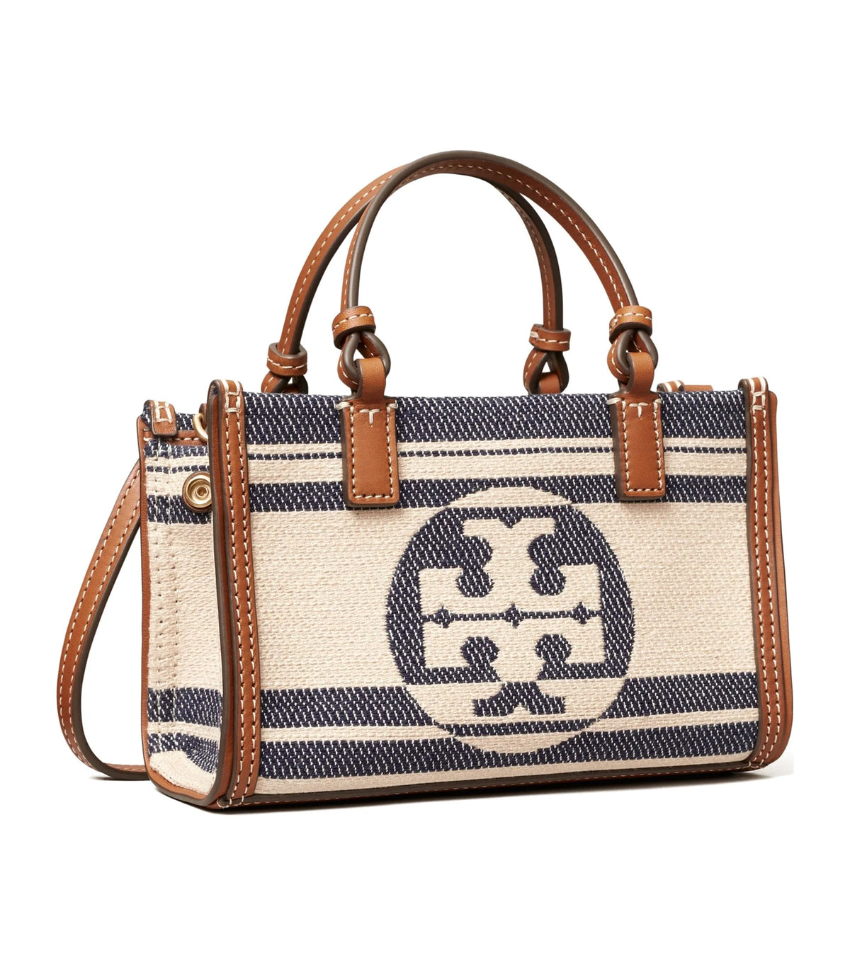 Jacquard Stripe Mini Tote U2766