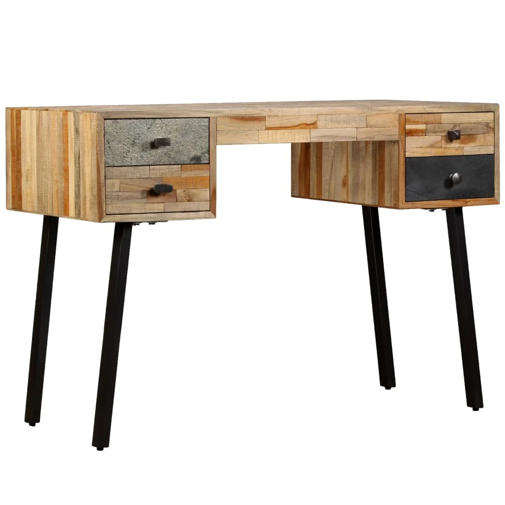 Solid Reclaimed Teak Writing Desk K79262