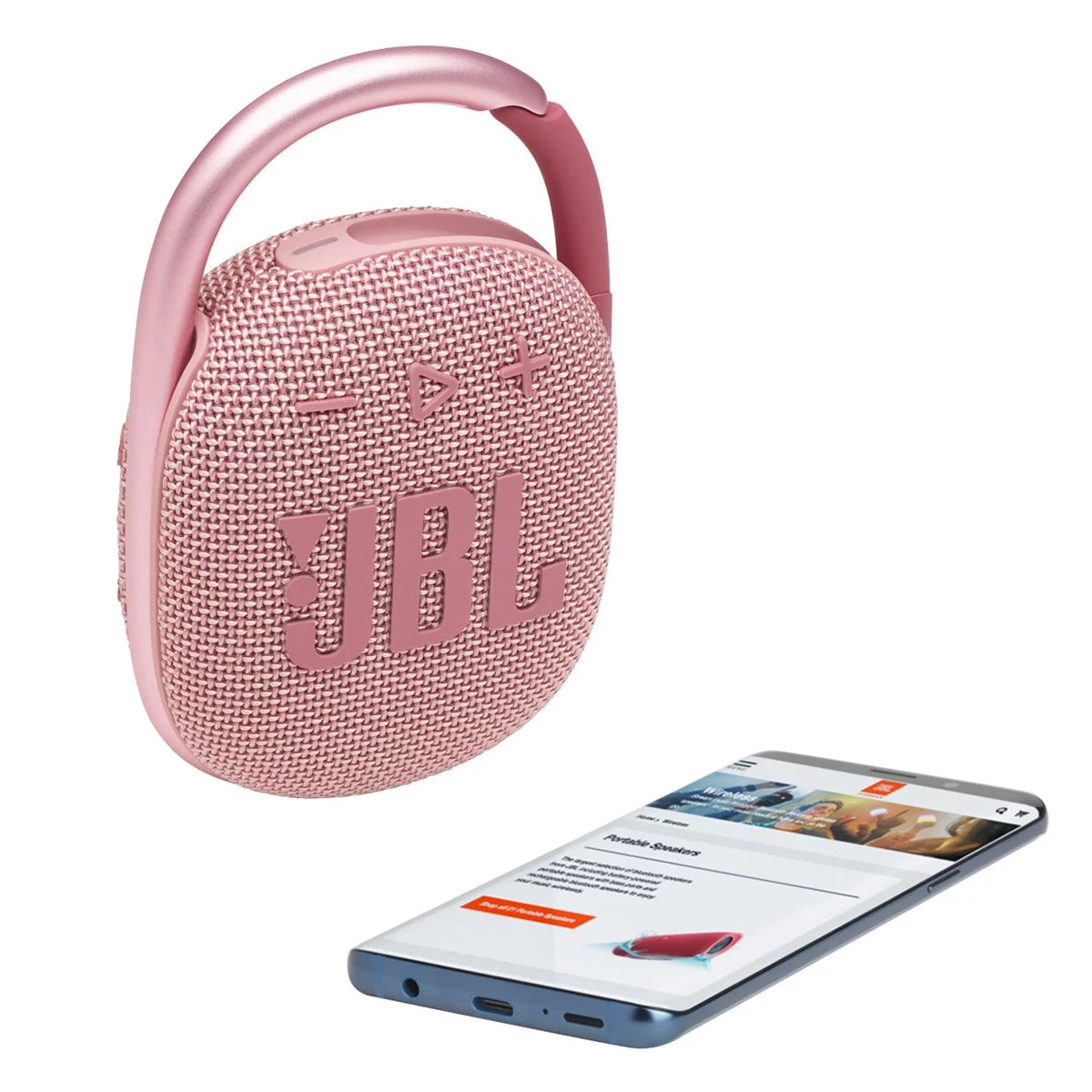 Pink Portable Bluetooth Waterproof Speaker Z2199