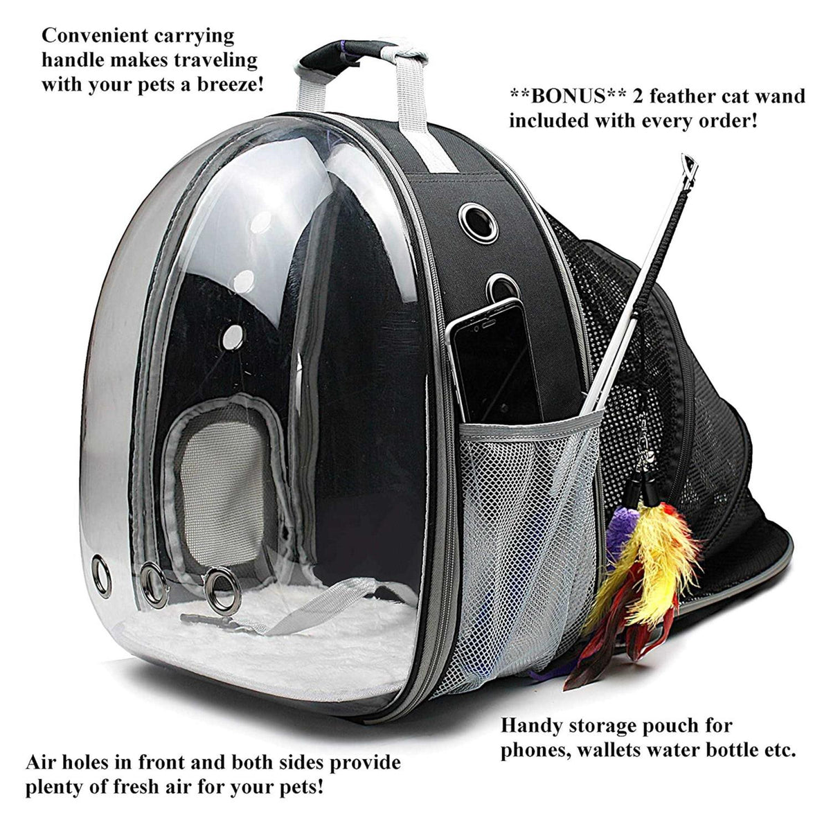 Dog & Cat Carrier Backpack O46488
