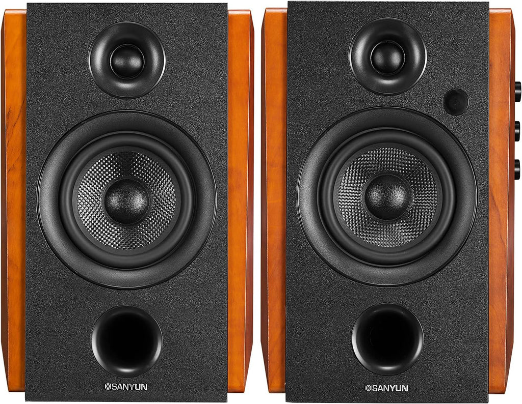 Active Bookshelf Speakers with Carbon Fiber Speaker Unit T73947