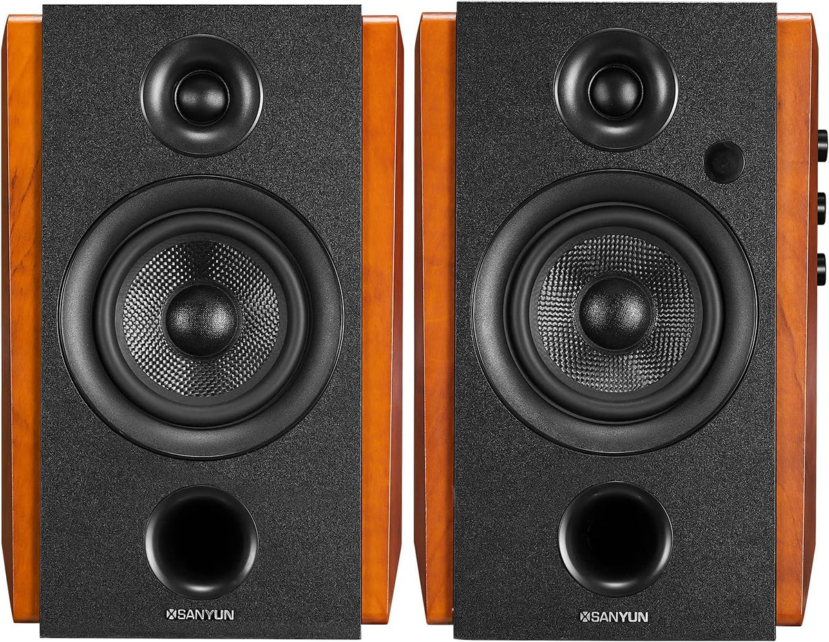 Active Bookshelf Speakers with Carbon Fiber Speaker Unit T73947