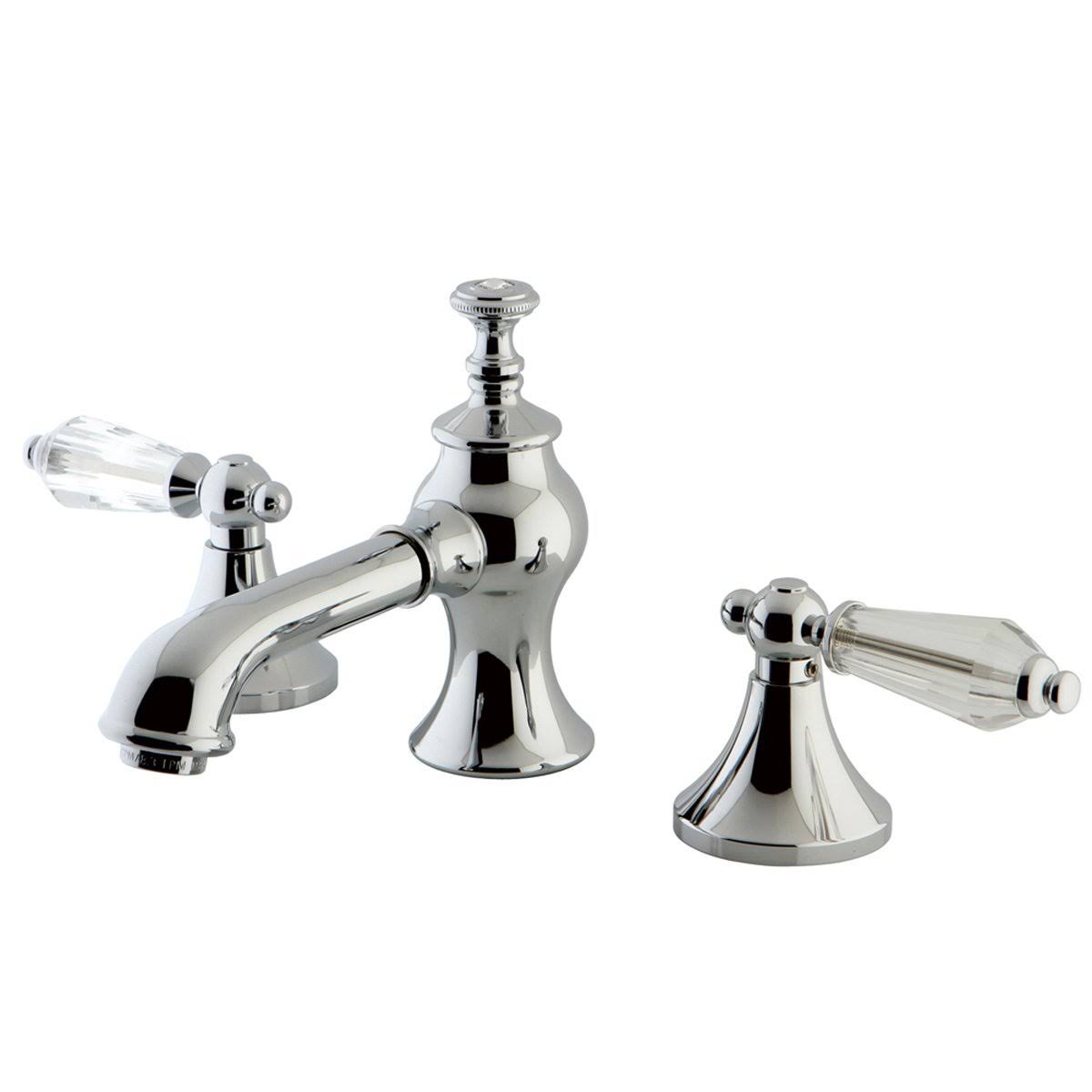 Oil Rubbed Bronze Widespread Lavatory Faucet with Brass Pop-Up I801