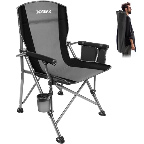Folding Camping Chair with Cup Holder and Carry Bag U625377