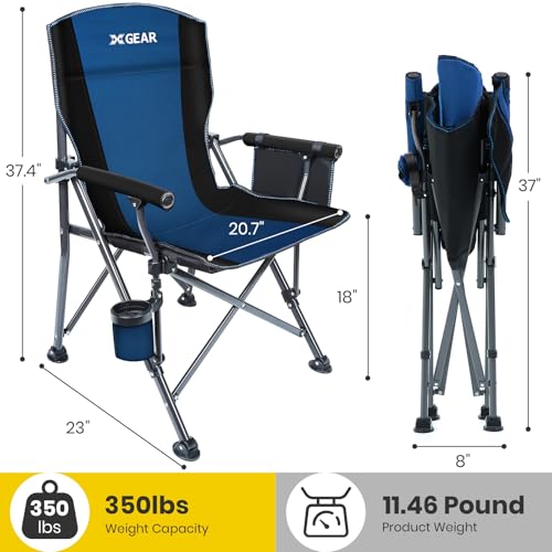 Folding Camping Chair with Cup Holder and Carry Bag U625377