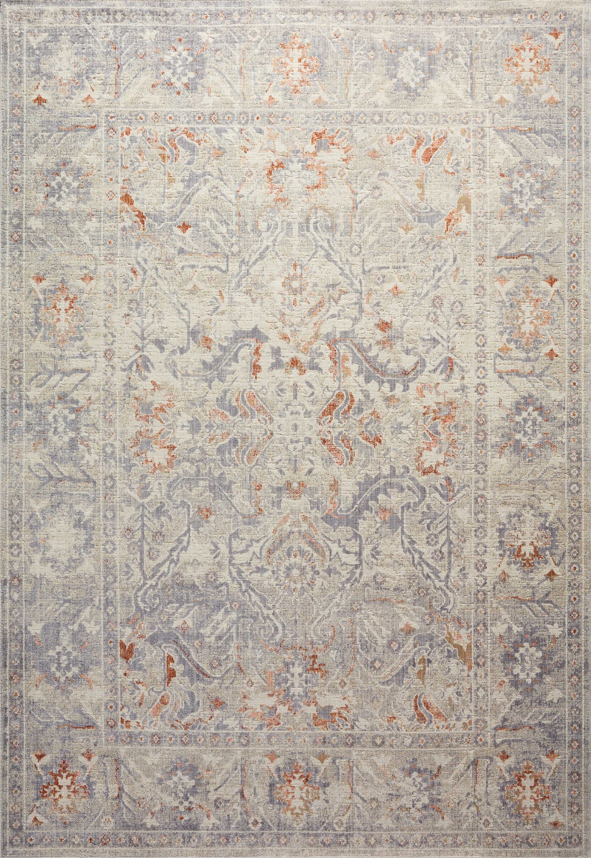 Oatmeal Lavender Rug 2'7 x 12'0 Z323