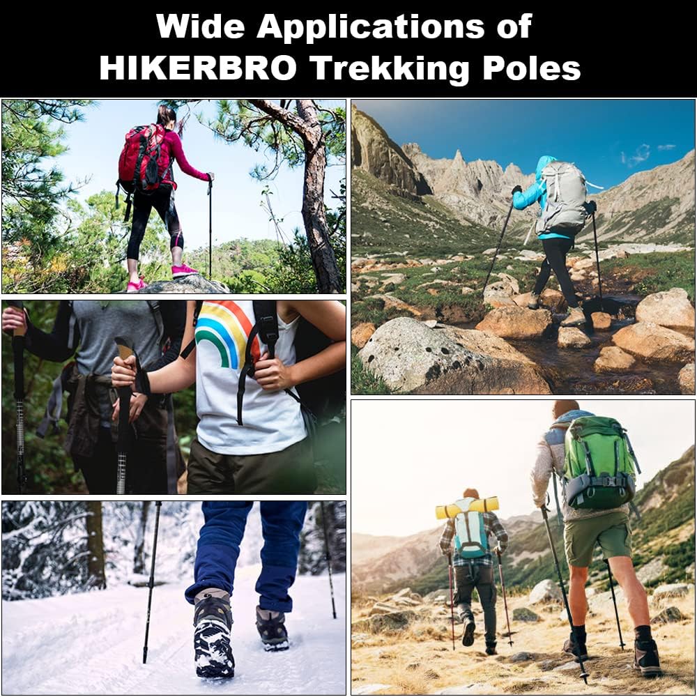 Carbon Fiber Trekking Poles with Cork Handle Z15436