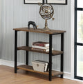 31" Tall 2-Tier Solid Wood And Metal Bookcase I848909