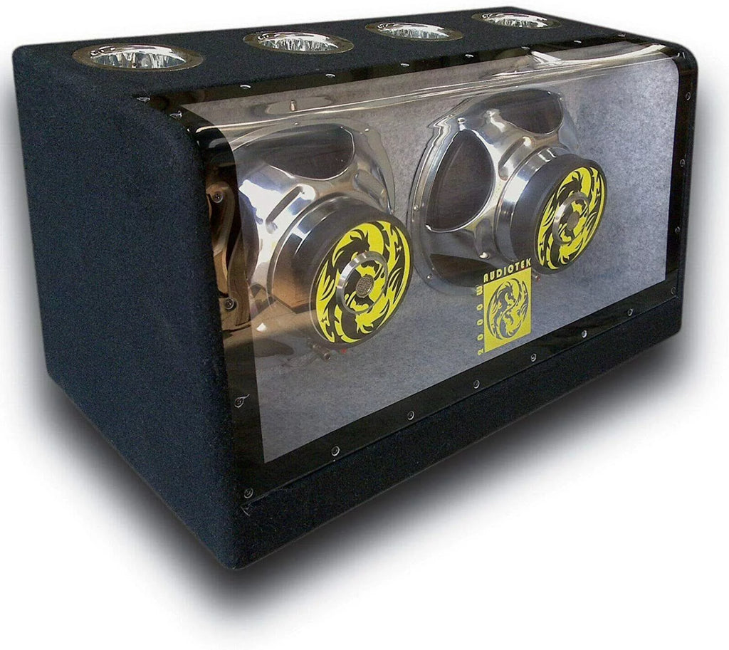12" 2000W Bandpass Bass Box + Car Audio Amplifier + Kit Bundle L405656