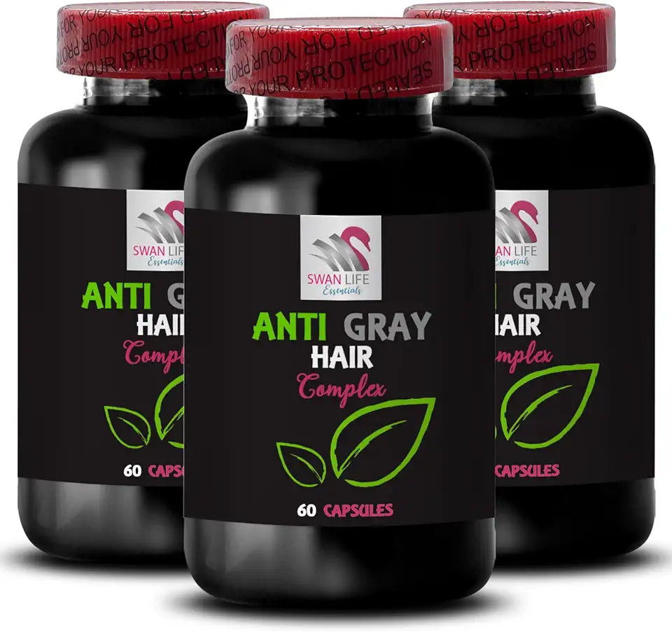Anti Gray Hair Capsule 3 Bottles 180 Capsules B8239