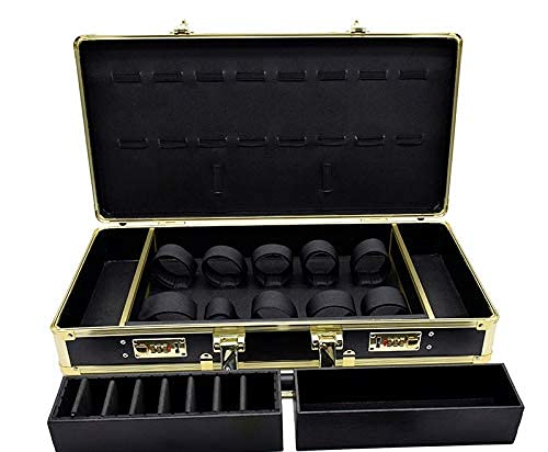 Matte Black Barber Case with Organizing Compartments Q2462