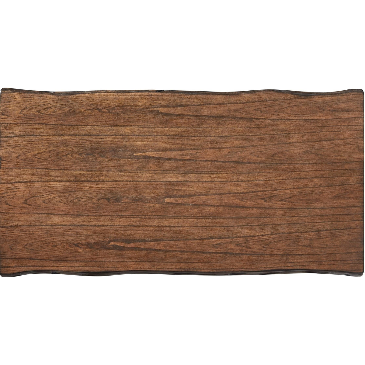 Brown/Black Live-Edge Sofa/Media Console Table D19792