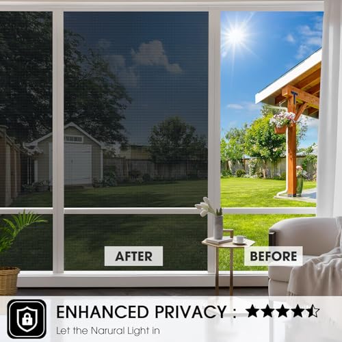 Black 23.6x78.7in Window Film L86371