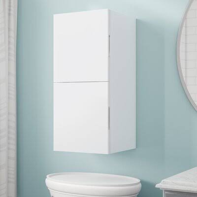 Wall Mounted Cabinet High Gloss White Y371854
