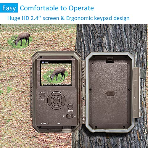 48MP 1296p Night Vision Waterproof Trail Camera W864