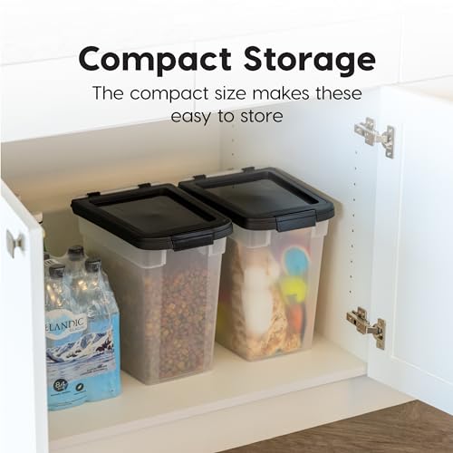 Airtight Pet Food Storage Container, 10 lbs, Translucent, BPA Free B5668