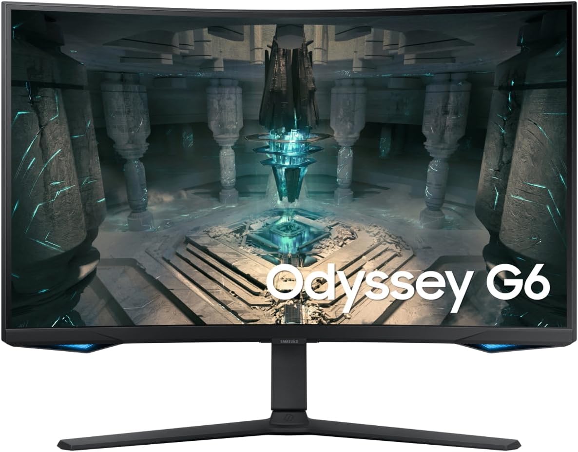 32" Curved QHD Gaming Monitor, 240Hz, 1ms, Black L296