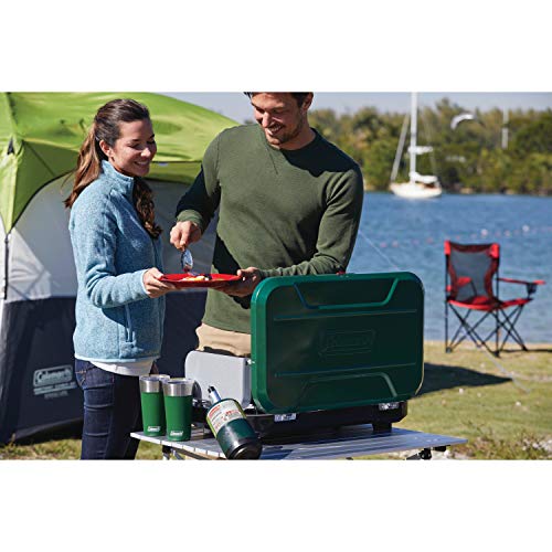 Coleman Classic Rechargeable 400 Lumens LED Lantern, Water-Resistant Lantern with USB Charging Port and Carry Handle N6033