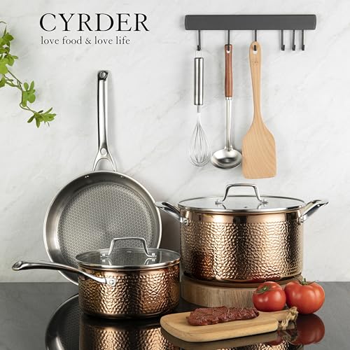 5 Piece Heavy Duty Stainless Steel Cookware Set V2627