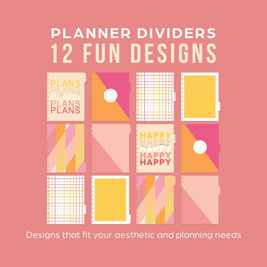 12-Month Academic Planner, July 2024–June 2025, Big Size, 72 Pages, 8 1/2" x 11" H90583