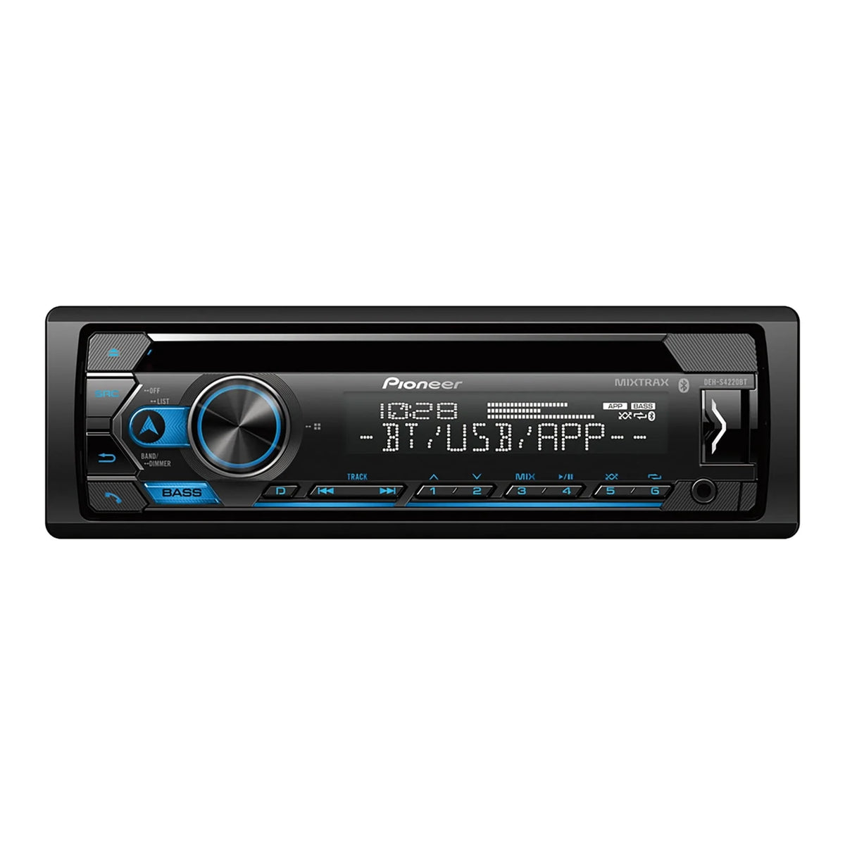 Single-DIN CD Car Stereo with LCD Q447862