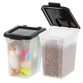 Airtight Pet Food Storage Container, 10 lbs, Translucent, BPA Free B5668