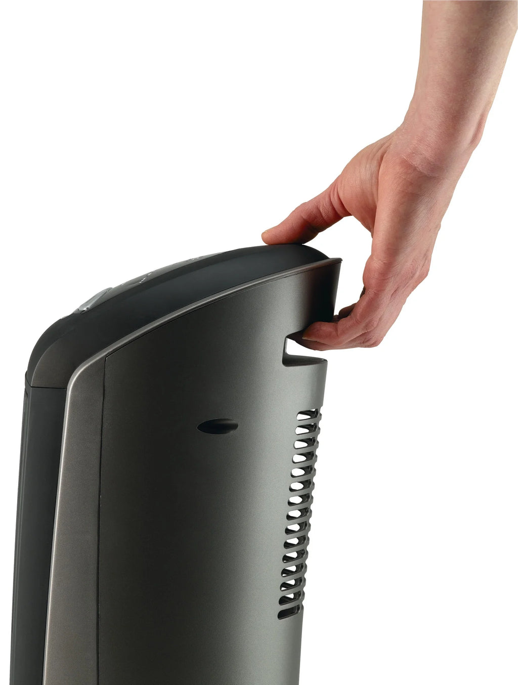 Black 1500W Oscillating Ceramic Tower Space Heater Q2759