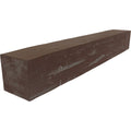 Aged Pecan Hand Hewn Faux Wood Fireplace Mantel P319475