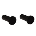 Set of Matte Black Bathroom Hooks B59507