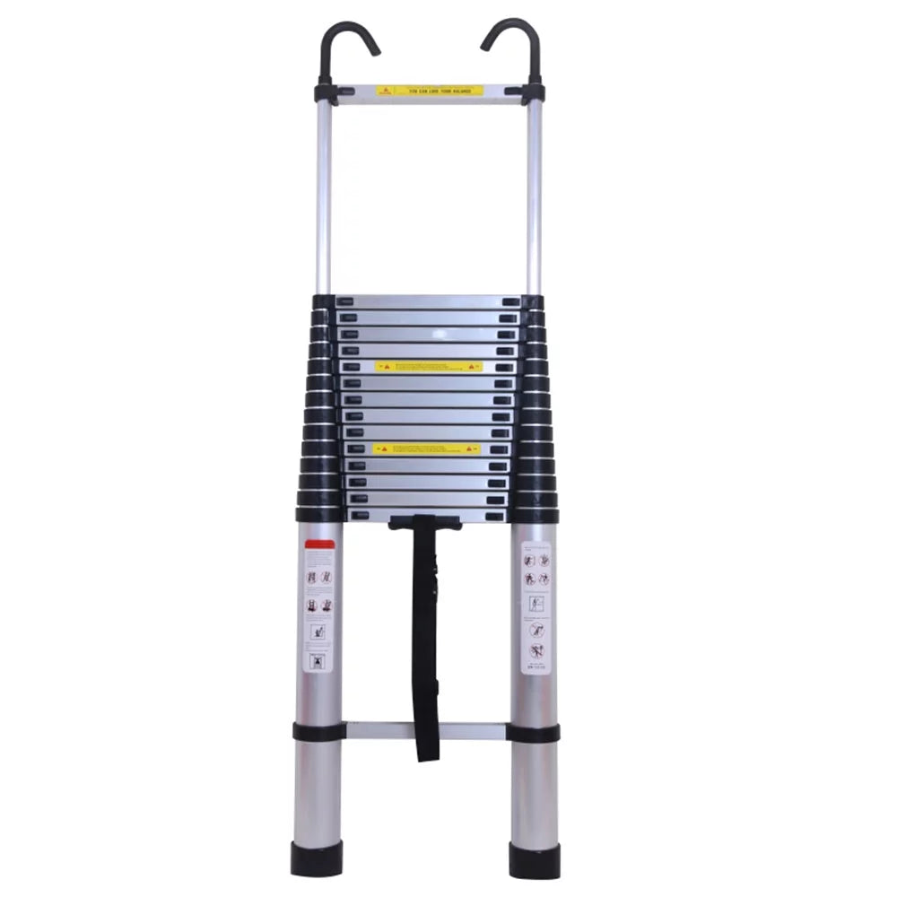 20ft Aluminum Telescoping Ladder with Hooks H96150