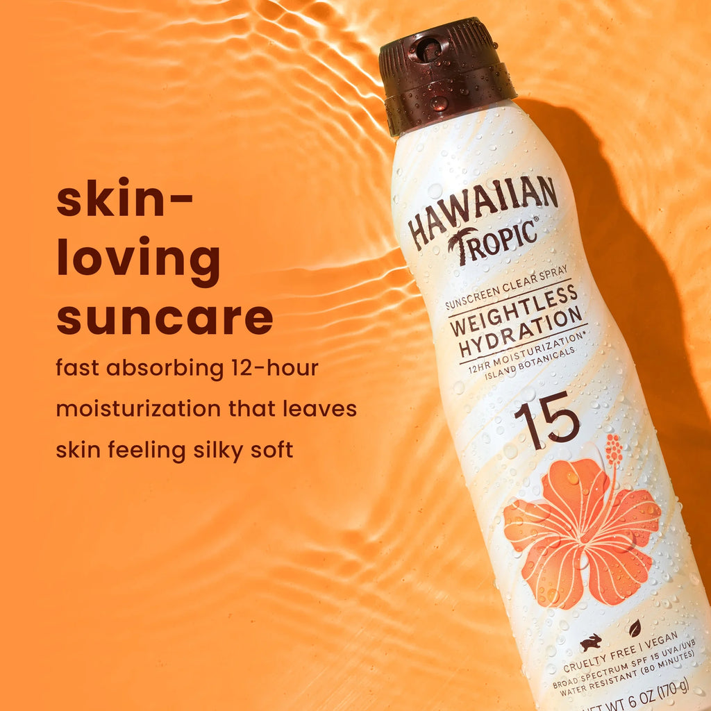 Clear Spray Sunscreen SPF 15, 6oz V1322