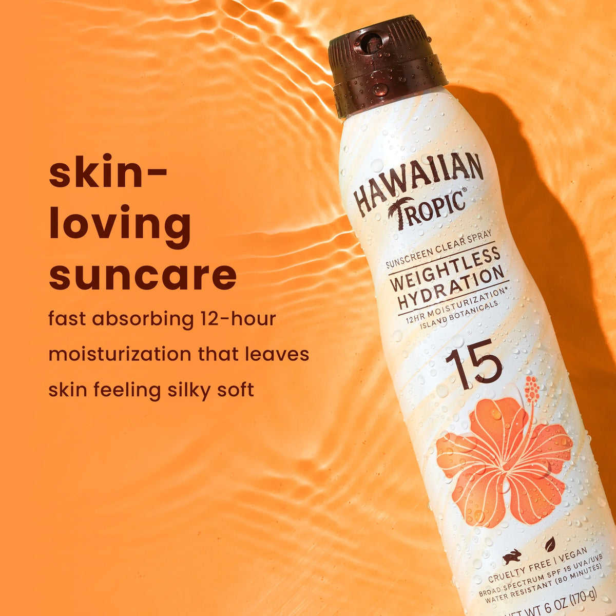 Clear Spray Sunscreen SPF 15, 6oz V1322