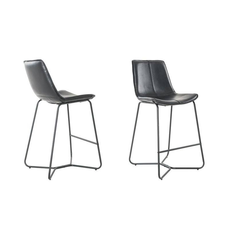 Tan 26-inch Bar Stool Set of 2 J781