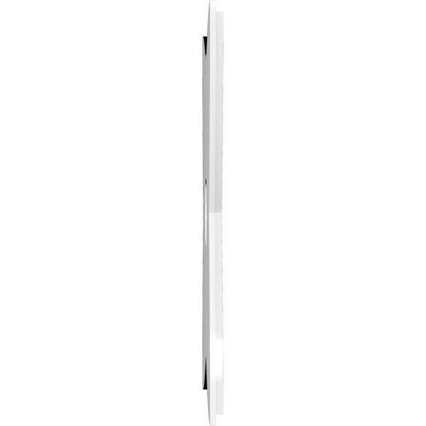 28 inchod x 5 inchid x 10 1/2 inchc x 1 inchp PVC Contemporary Ceiling Medallion, Two Piece B7007