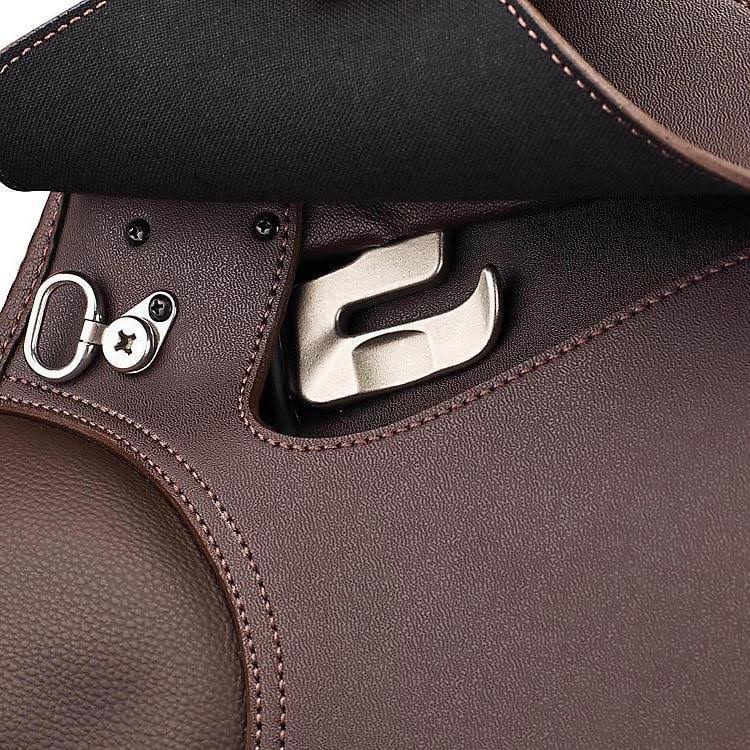 Brown Flocked All Purpose Saddle Z958