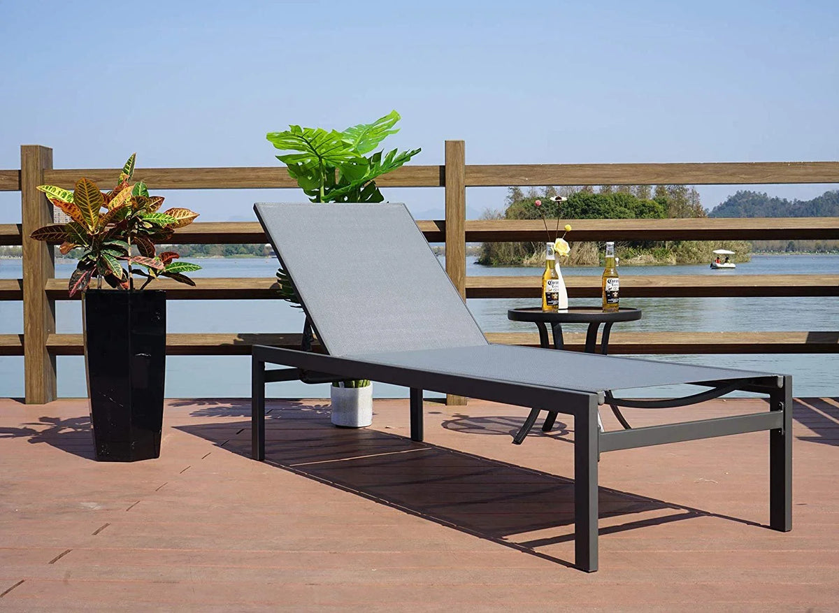 Aluminum Adjustable Chaise Lounge L480637