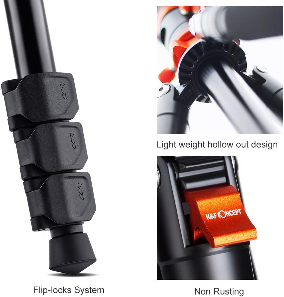 62 inch Aluminum DSLR Camera Tripod with Ball Head U374