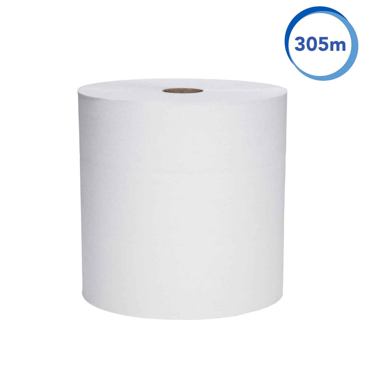White Hard Roll Paper Towels, 6 Rolls Z184