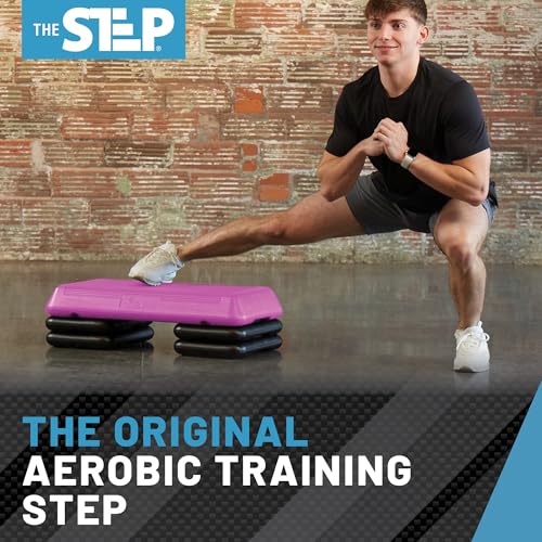 Exercise Step Platform with 2 Risers S17861