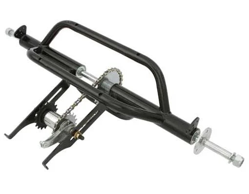 Black Trike Conversion Kit for 20 inch Bicycle with Two 20 inch Steel Wheel 36 Spoke K727