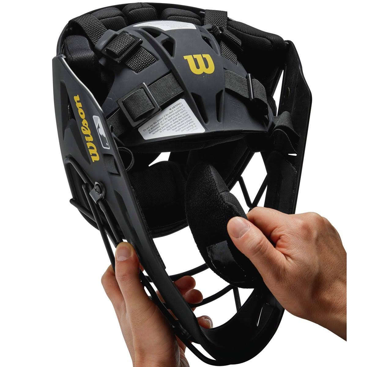 Black Umpire Helmet U676