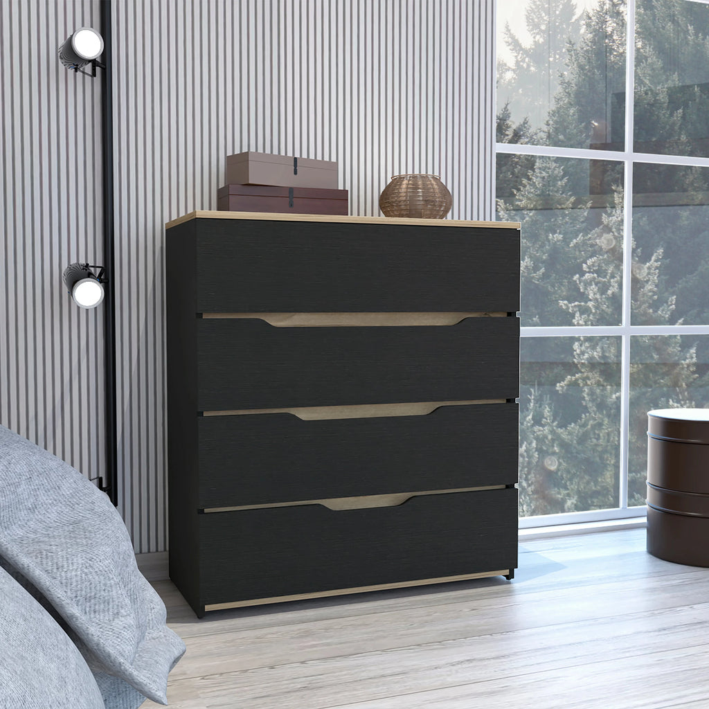Black Manufactured Wood Dresser X904176